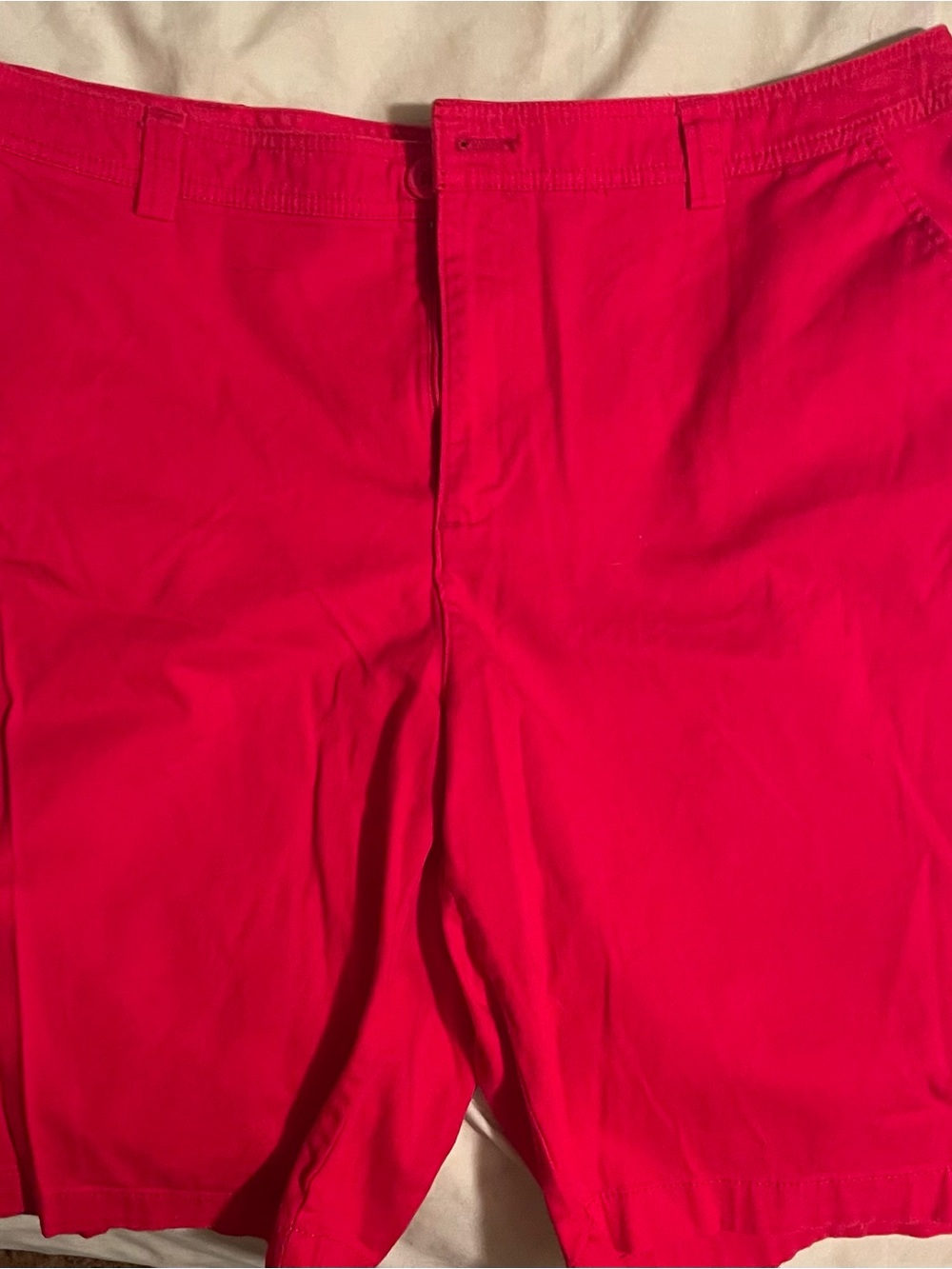 Womans Red Casual Shorts